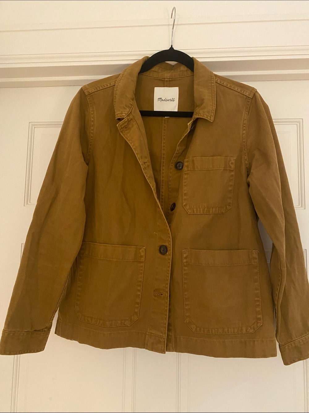 Madewell Mustard-Tan Utility Jacket